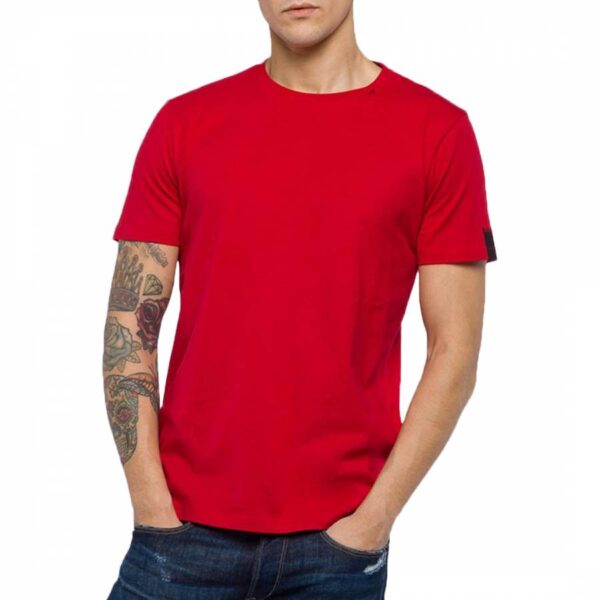 MEN'S RECYCLED COTTON T-SHIRT - Eco-Friendly, Premium Quality, Multi-Color Options: Black, Grey, Red, Yellow, Charcoal, White - Comfortable & Durable Wear